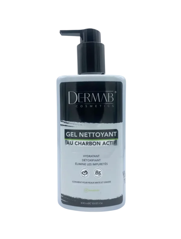 Dermab Gel Nettoyant au Charbon (300 ml)