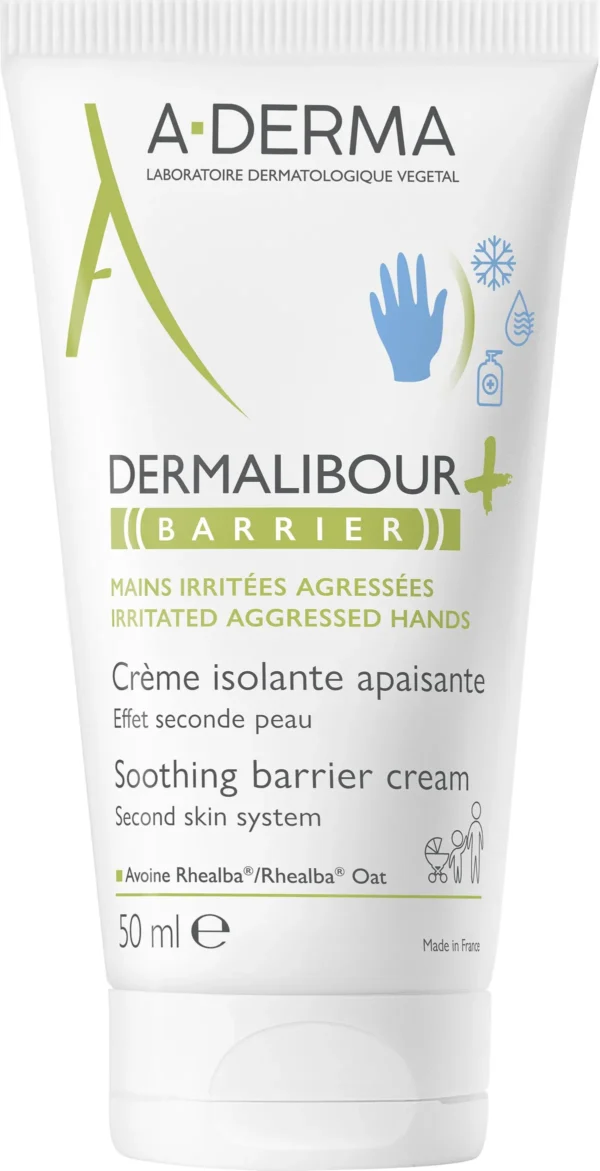 A-DERMA Dermalibour+ BARRIER Crème Main isolante apaisante 50ML