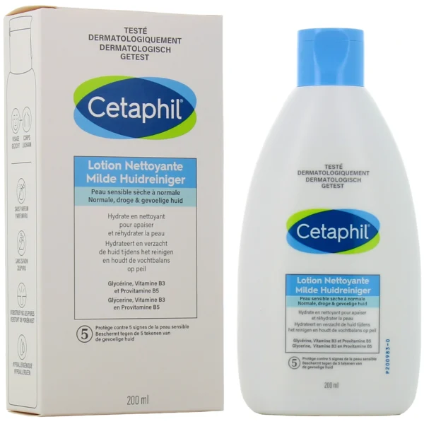 Cetaphil Lotion Nettoyante  Peau Sensible sèche à normale