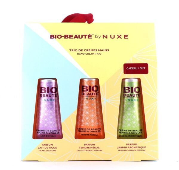 Nuxe Bio Beauté® Coffret Trio Crèmes Mains & Ongles – 3x30ml