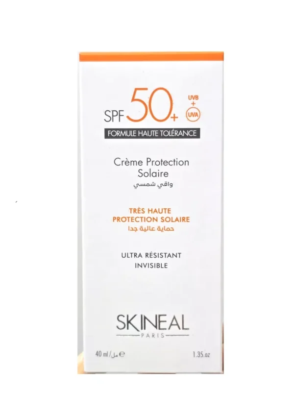 SKINEAL Crème Solaire SPF50+ Haute Tolérance – 40 ml