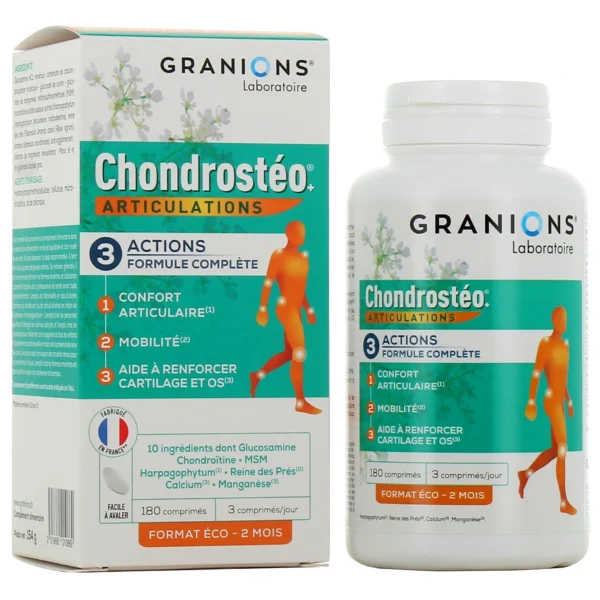 GRANIONS Chondrostéo 180 comprimés