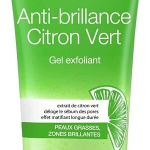 Neutrogena Gel Nettoyant Exfoliant Visage, Anti-Brillance, Citron Vert, 150 ml