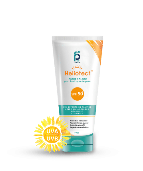 Heliotect SPF50+ Crème Solaire 50g – Protection UV & Anti-Âge
