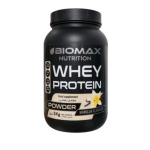 WHEY PROTEINE BIOMAX NUTRITION 1KG GOUT VANILLE