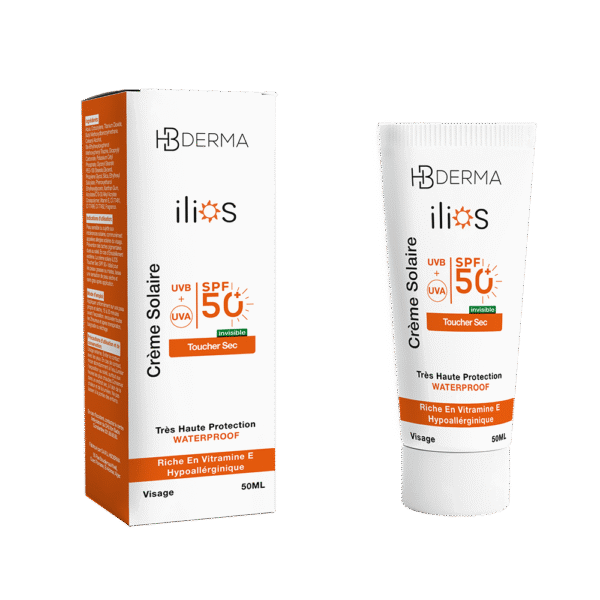 HB DERMA ILIOS CREME SOLAIRE SPF 50+ 50ML