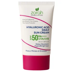 Zorah Hyaluronic Acid Daily Sun Cream Spf50+ peaux mixtes à grasses