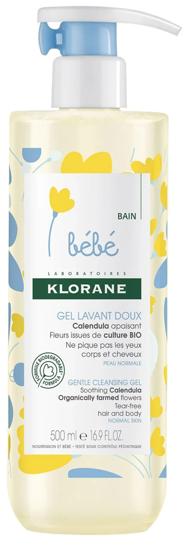 Klorane Bébé Gel Lavant Doux 500ml