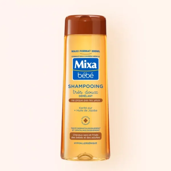 Mixa Bébé Shampooing Démêlant Très Doux Karité 300 ml