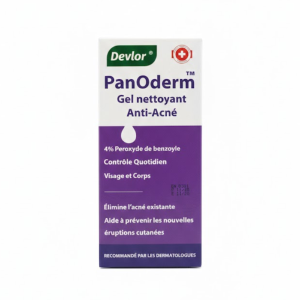 DEVLOR PANODERM GEL NETTOYANT 4% ANTI ACNE 105G