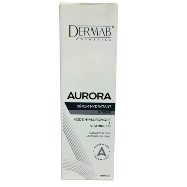 Dermab Aurora Sérum Hydratant Acide Hyaluronique + Vitamine B5