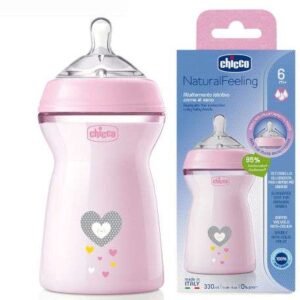 image_1024 CHICCO Biberon Natural Feeling en Plastique 330ml 6m+