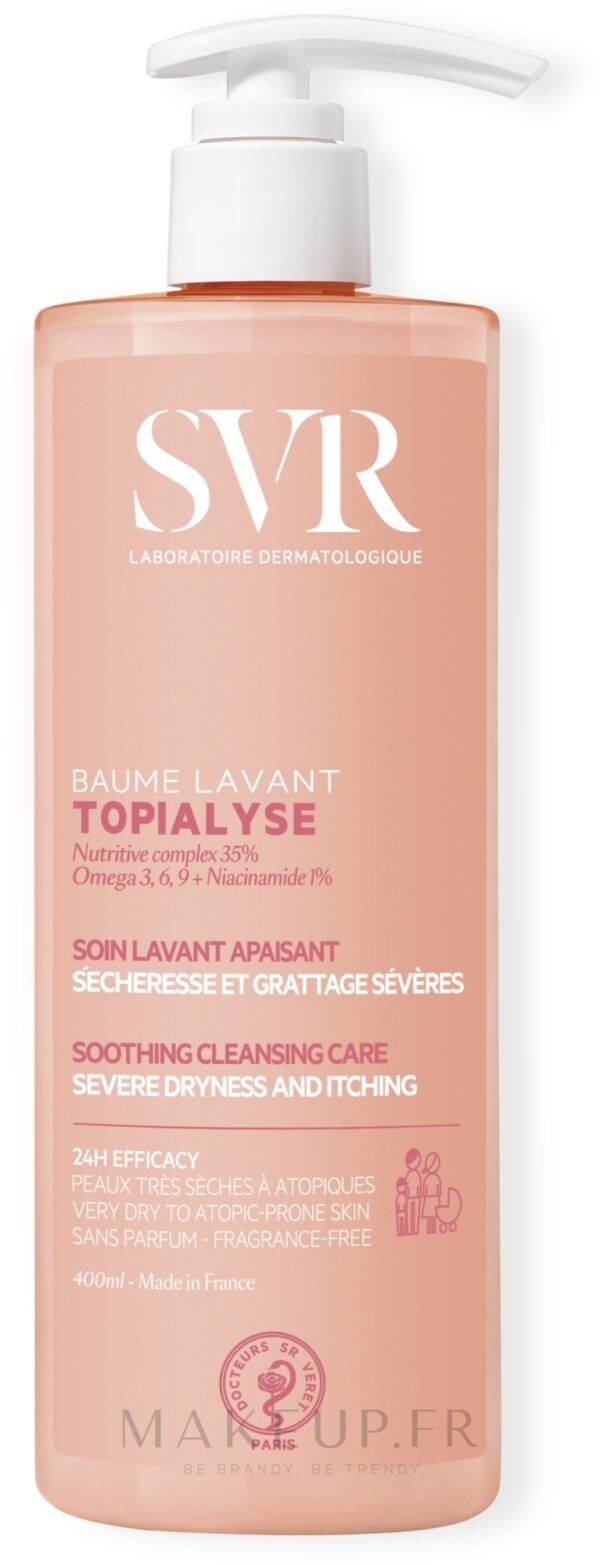 SVR Baume lavant à l'huile de coco pour visage et corps