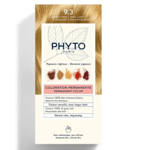 PHYTO Coloration - 9,3 Blond Très Clair Doré