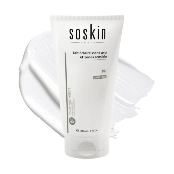 Soskin - Lait Corps Unifiant Éclat - Soin Anti-Tâches Zones Sensibles