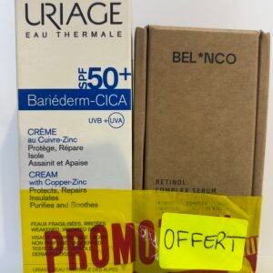 IMG_2991 Pack Uriage Bariéderm cica SPF50 + BEL*NCO sérum retinol OFFERT