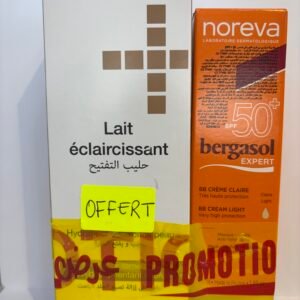 IMG_2992 (1) Pack Noreva bergasol expert bb creme light SPF50 + LCA Lait éclaircissant OFFERT